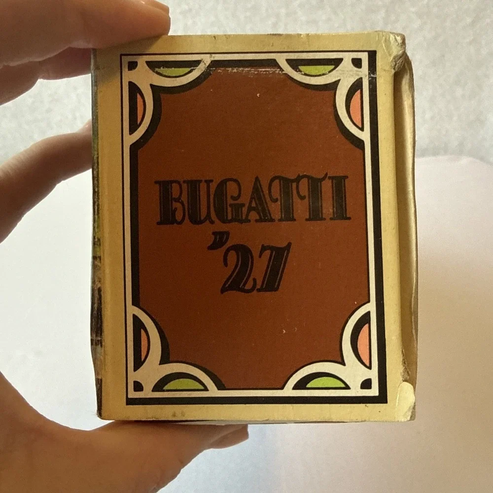 Vintage Avon Bugatti 27 Deep Woods After Shave 6.5 oz Full Bottle Car In Box